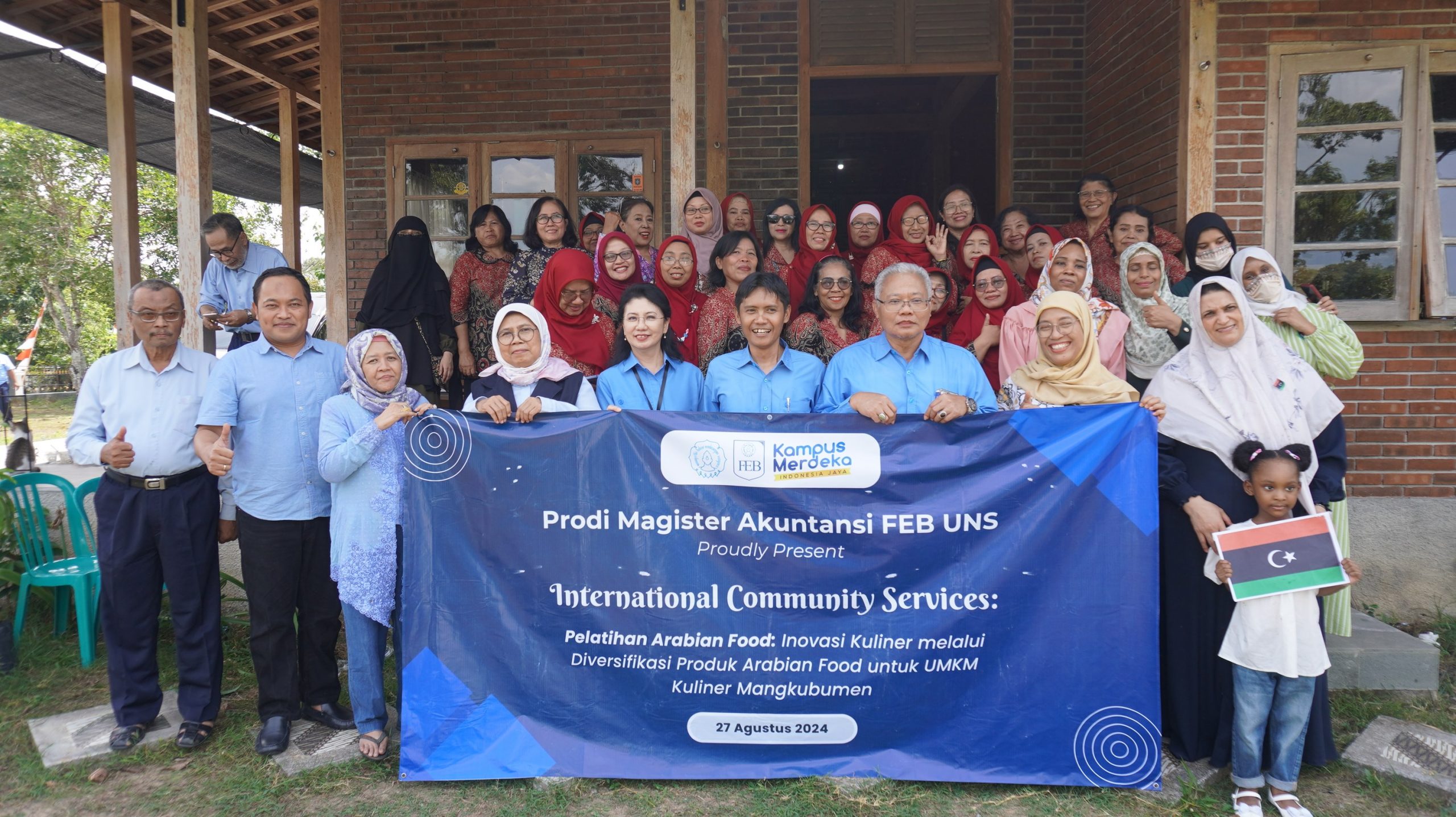 Hosted an International Community Service, Master in Accounting (MAKSI) Invited Three International Students from Libya