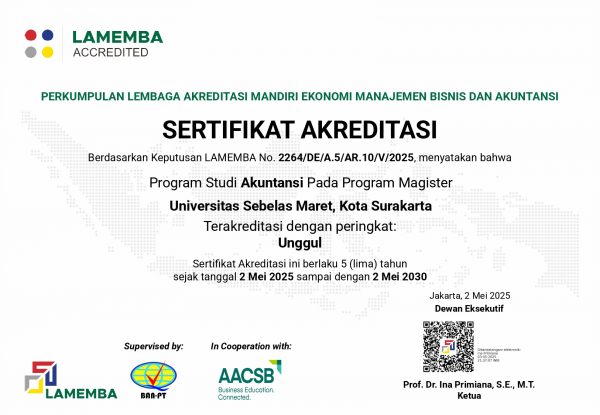 Selamat, Prodi MAKSI Pertahankan Akreditasi Unggul  