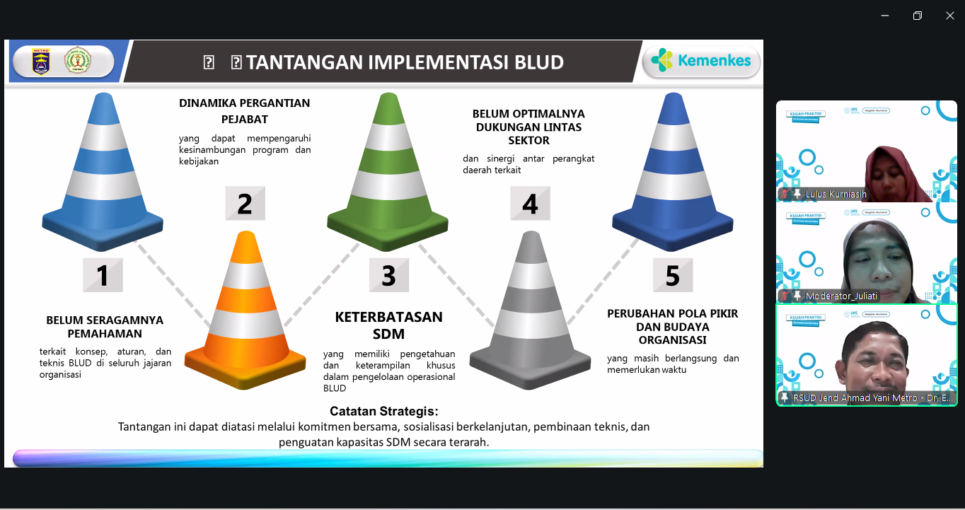 Kuliah Praktisi MAKSI FEB UNS Kupas Tata Kelola dan Pelaporan Keuangan BLUD pada Rumah Sakit Daerah