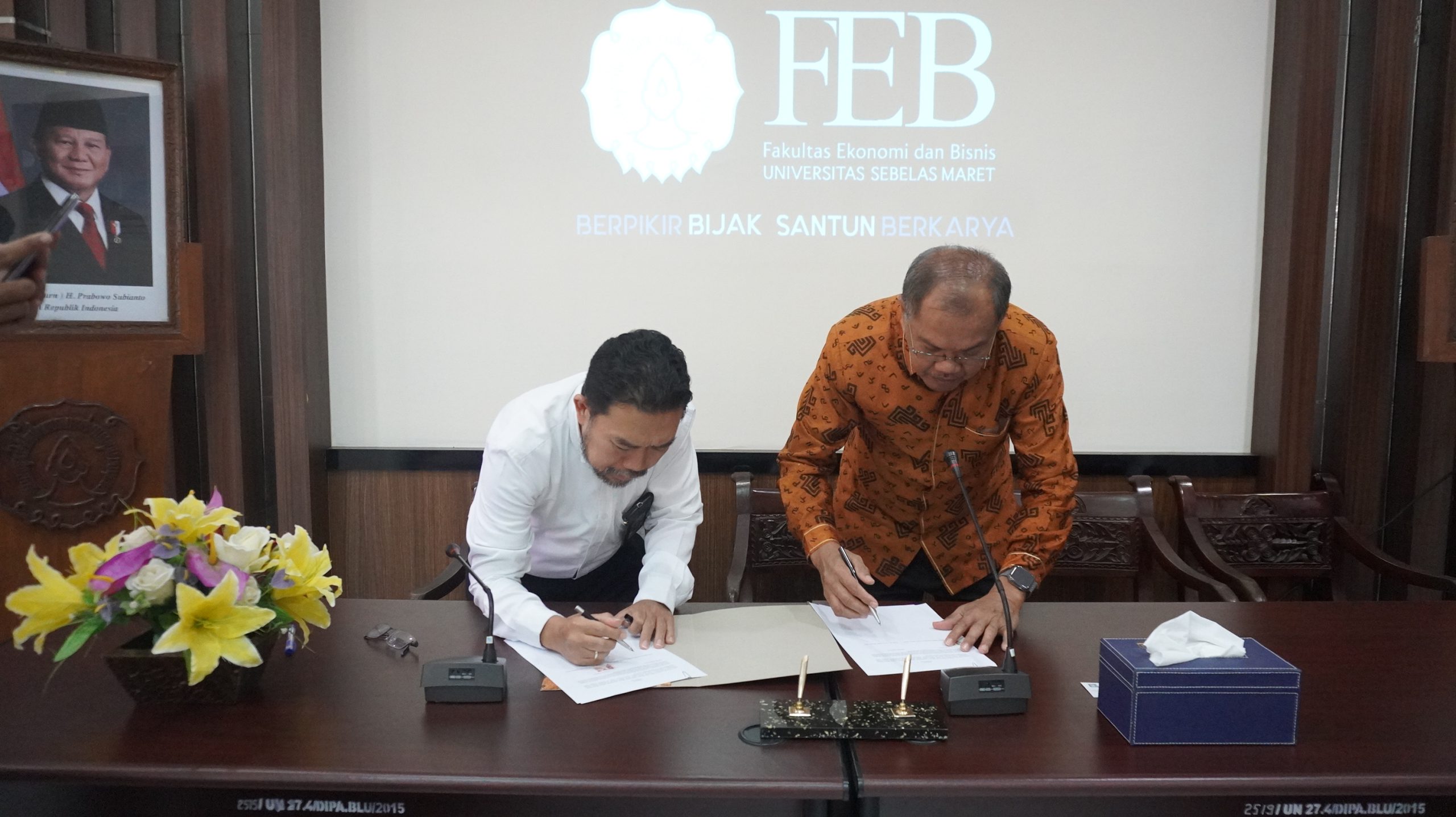 FEB UNS dan Pascasarjana Universitas Halu Oleo Perkuat Kerja Sama Tri Dharma dan Pengembangan Akademik