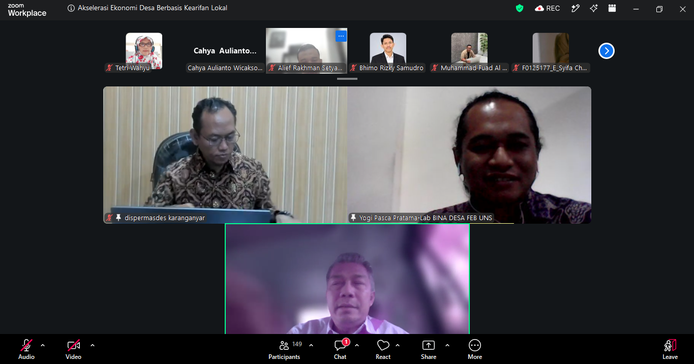 Gelar Bimtek Akselerasi Ekonomi Desa, FEB UNS Dorong Penguatan BUMDes dan Industri Kreatif Berbasis Kearifan Lokal