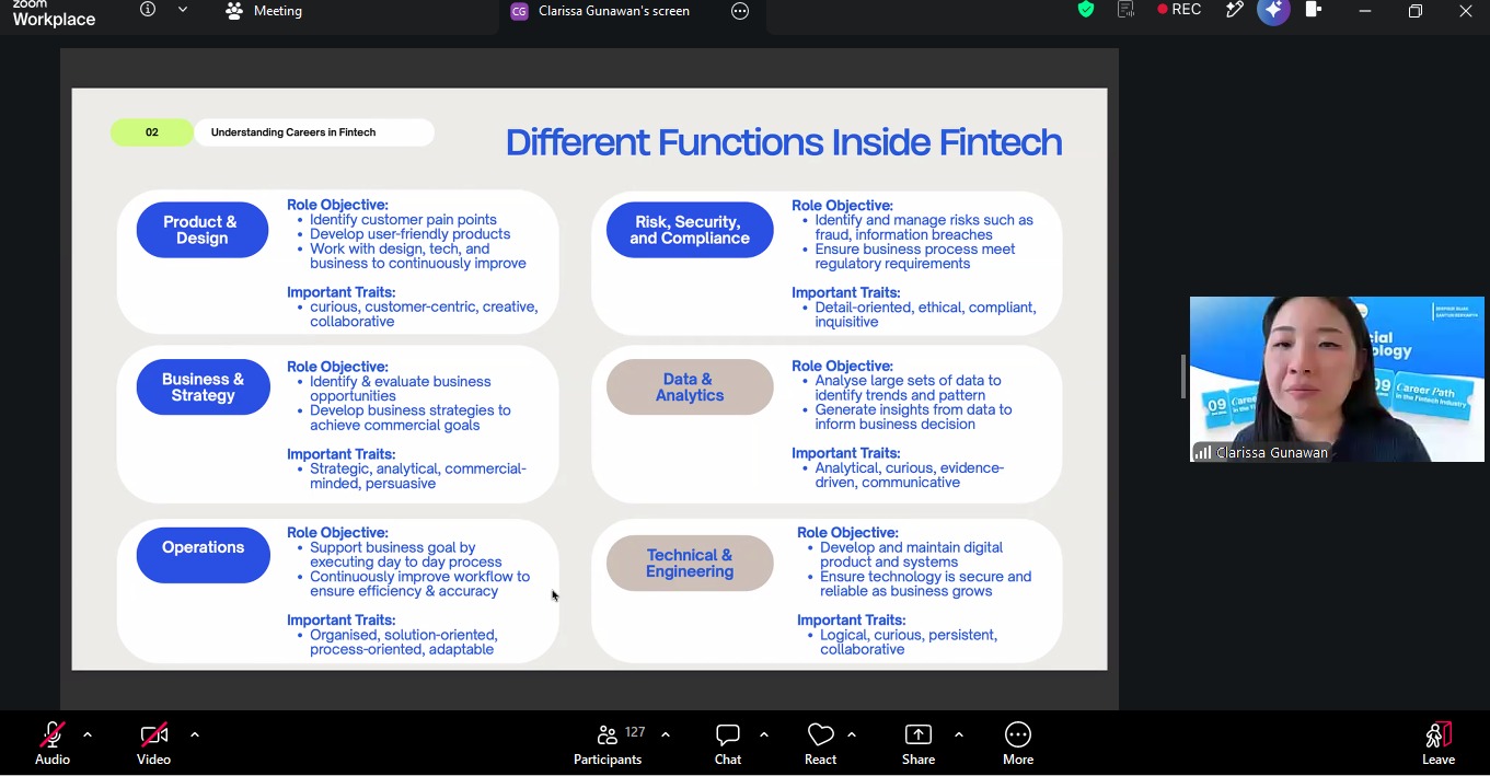 Siapkan Lulusan Hadapi Industri Keuangan Digital, Lab Fintech FEB UNS Gelar Pelatihan “Career Path in the Fintech Industry”